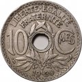 Франция 10 сантимов 1930 год