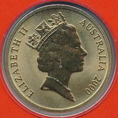 Австралия 5 долларов 2000 год - Олимпийские игры в Сиднее. Тяжёлая атлетика