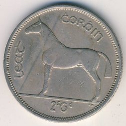Ирландия 1/2 кроны 1954 год