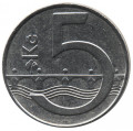 Чехия 5 крон 1994 год - Герб (&quot;b’&quot; - Яблонец-над-Нисой)