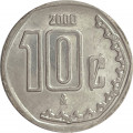 Мексика 10 сентаво 2000 год