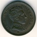 Испания 2 сентимо 1905 год