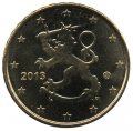 Финляндия 10 евроцентов 2013 год - Герб Финляндии
