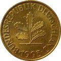 ФРГ 10 пфеннигов 1993 год - A