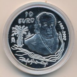 Испания 10 евро 2002 год