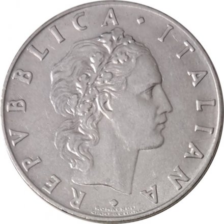 Италия 50 лир 1963 год