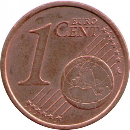 Италия 1 евроцент 2011 год - Замок Кастель-дель-Монте