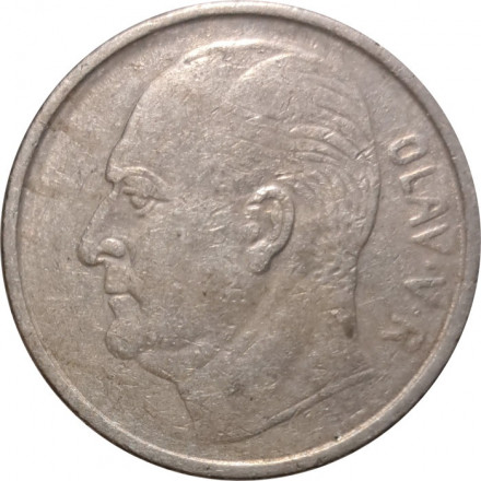 Норвегия 1 крона 1968 год - Король Улаф V