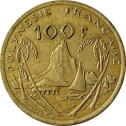 Французская Полинезия 100 франков 2009 год