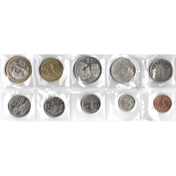 Набор из 10 монет Зимбабве 1997-2003 год