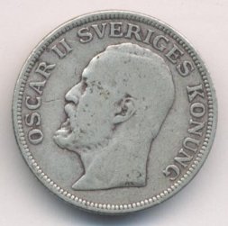 Швеция 1 крона 1907 год