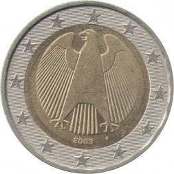 Германия 2 евро 2003 год (F)