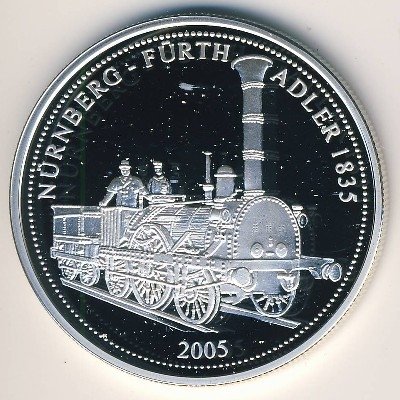 Того 1000 франков 2005 год