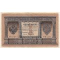 Временное правительство 1 рубль 1898 год - серия НА128-НБ310, 1917 год выпуска - Шипов - А.Алексеев - VF