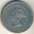 Цейлон 50 центов 1893 год