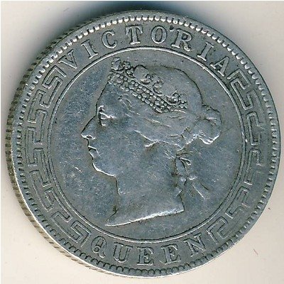 Цейлон 50 центов 1893 год