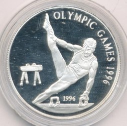 Монета Самоа 1 доллар 1996 год - Олимпийские игры 1996