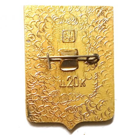 Значок Тюмень. Герб. Серия &quot;Квадраты&quot;