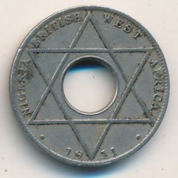 Британская Западная Африка 1/10 пенни 1911 год