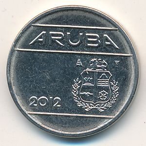 Аруба 25 центов 2012 год