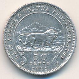 Восточная Африка 50 центов 1912 год