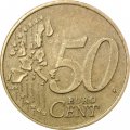 Нидерланды 50 евроцентов 2002 год