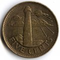 Барбадос 5 центов 2008 год