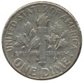 США 1 дайм (10 центов) 1962 год - Рузвельт (D)