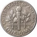США 1 дайм (10 центов) 1962 год - Рузвельт (D)
