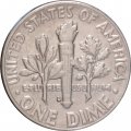 США 1 дайм (10 центов) 1962 год - Рузвельт (D)