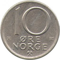 Норвегия 10 эре 1981 год
