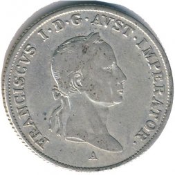 Австрия 20 крейцеров 1831 год