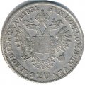 Австрия 20 крейцеров 1831 год