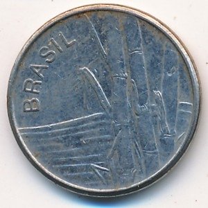 Бразилия 1 крузейро 1982 год - Сахарный тростник