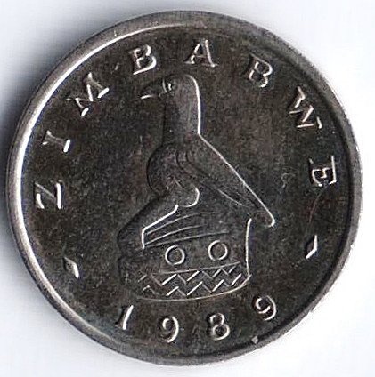 Зимбабве 5 центов 1989 год