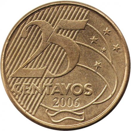 Бразилия 25 сентаво 2006 год
