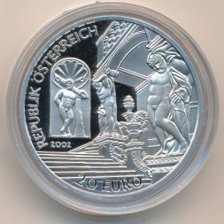 Австрия 20 евро 2002 год