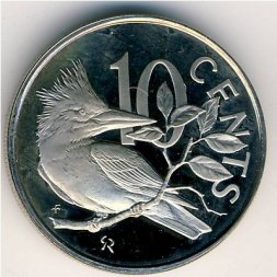 Виргинские острова 10 центов 1979 год