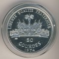Гаити 50 гурдов 1974 год