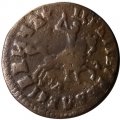1 копейка 1711 год МД Пётр I (1699 - 1725) - VF+