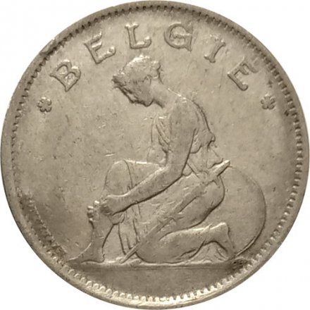 Бельгия 1 франк 1929 год BELGIE