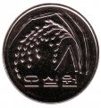 Южная Корея 50 вон 2015 год