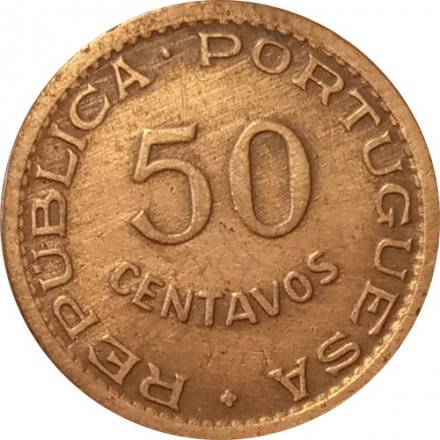 Мозамбик 50 сентаво 1957 год