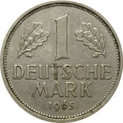 ФРГ 1 марка 1965 год (J)