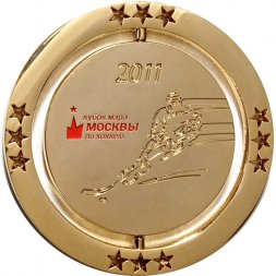 Настольная медаль Кубок мэра Москвы по хоккею 2011