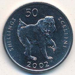 Сомали 50 шиллингов 2002 год