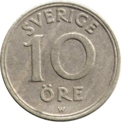 Швеция 10 эре 1921 год