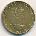 Ватикан 20 лир 1961 год