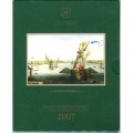 Годовой набор разменных монет 2007 год СПМД (6 монет + жетон в буклете) ГОЗНАК