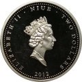 Ниуэ 2 доллара 2012 год - Белые ночи (в футляре)